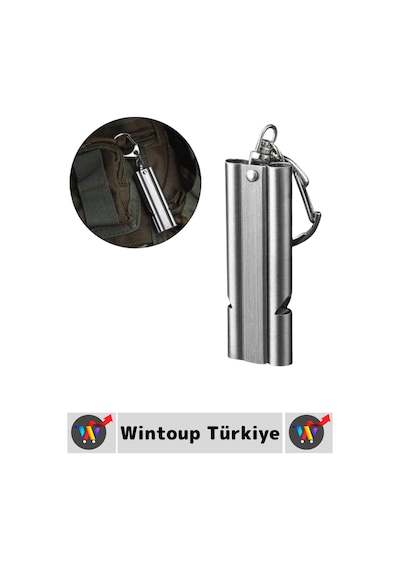 Kompakt Spor Köpek Eğitim Outdoor Kamp Deprem Acil Durum Yardım Yüksek Sesli Sos Düdük Anahtarlık Çok Renkli
