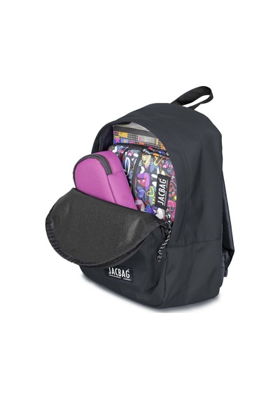 Jacbag Classic Junior -tek Bölmeli Sırt Çantası-siyah Renk:siyah