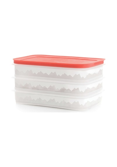Tupperware Alaska Serisi 3 Katlı Saklama Kabı N1140703 Çok Renkli