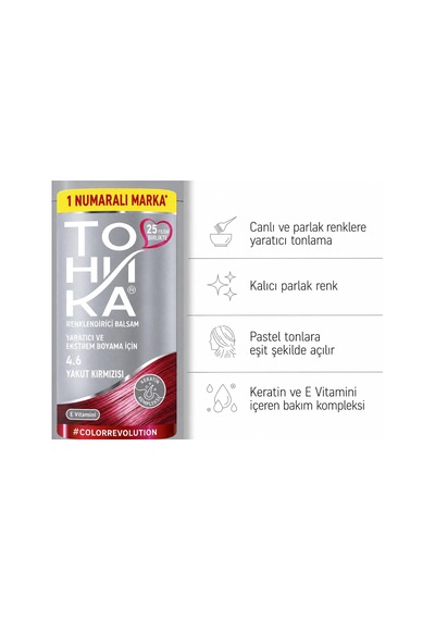 Tonıka Renk Veren Saç Balsamı 4.62 Neon Pembe Neon Pink 150 Ml Diğer