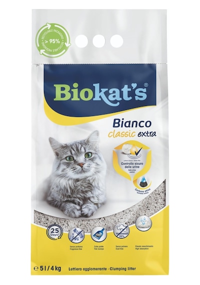 Biokat's Kedi Kumu Extra 5 Lt + Gimcat Multi 20 Gr