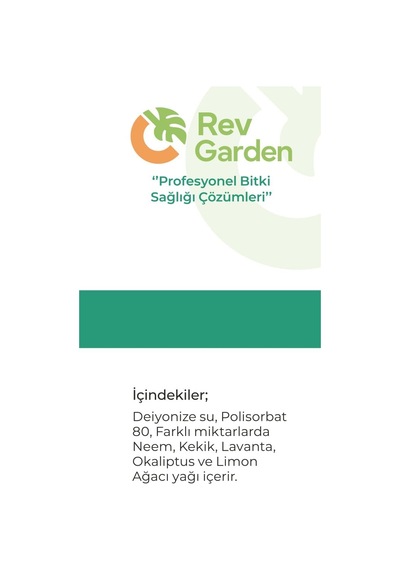 Rev Toprak Sineği Önleyici Bitkisel Sprey 200 Ml Neem Lavanta Limon Okaliptüs Yağı