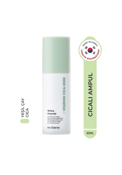 Verobene Wegrow Cica Mide Watery Kore Yeşil Çay Özü Ampul 50 ML