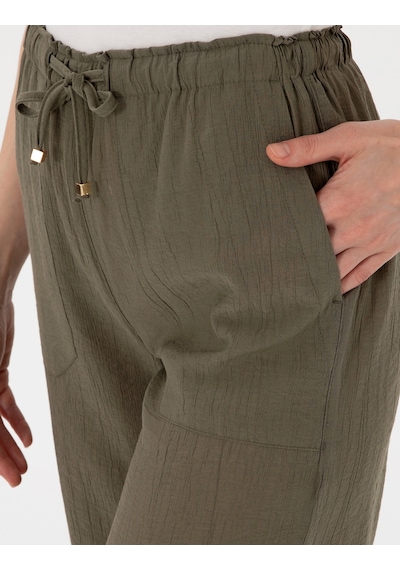 Pierre Cardin Kadın Haki Pantolon Kanvas-chino 50306511-vr027 Haki