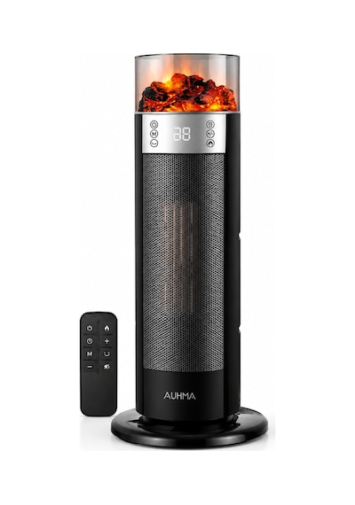 Auhma AT3H 2000 W Şömine Efektli Kule Tipi Elektrikli Isıtıcı