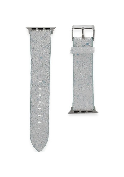 Apple Watch 38mm Uyumlu Starry Taşlı Kordon - Mavi