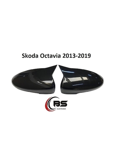 Skoda Octavia 2013 - 2019 Arası Uyumlu Yarasa - Batman Ayna Kapağı