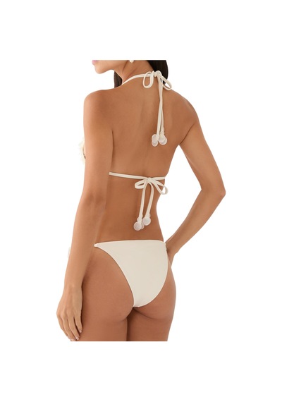 Devon Windsor Cali Kabuk Boncuklu Bikini Üstü Fildişi
