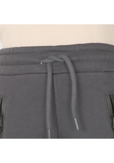 Slazenger LAMYA Çocuk Fermuar Cepli Koyu Gri Eşofman Altı