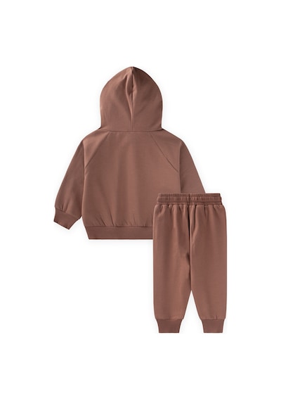 Cigit Kapşonlu Sweatshirt Takım 1-5 Yaş A.kahve A.Kahverengi