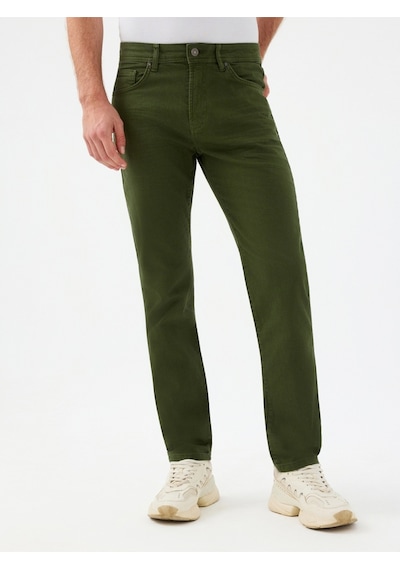Regular Fit Erkek Pantolon Haki