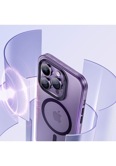Apple Uyumlu iPhone 14 Pro Kılıf Magsafe Kablosuz Şarj Özellikli Benks Lucid Armor Kapak
