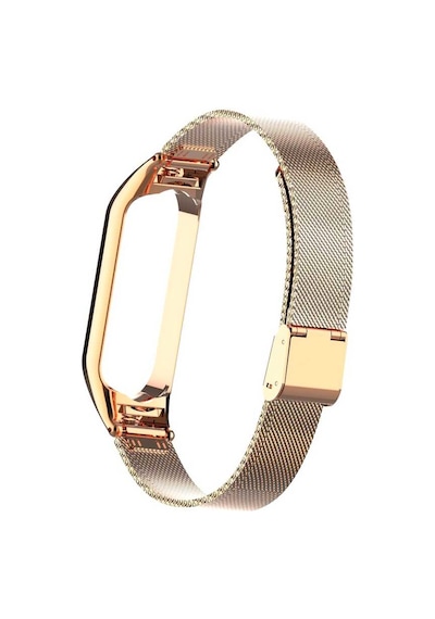 Xiaomi Mi Band 6 Uyumlu Krd-06 Metal Nvth Kordon-siyah