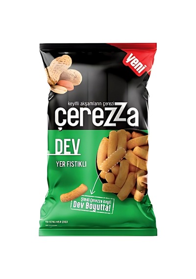 Çerezza Dev Boy Yer Fıstıklı Cips 150 G - Film Gecelerinin Vazgeçilmezi 2'li Ekonomik Paket - 2 Tarı