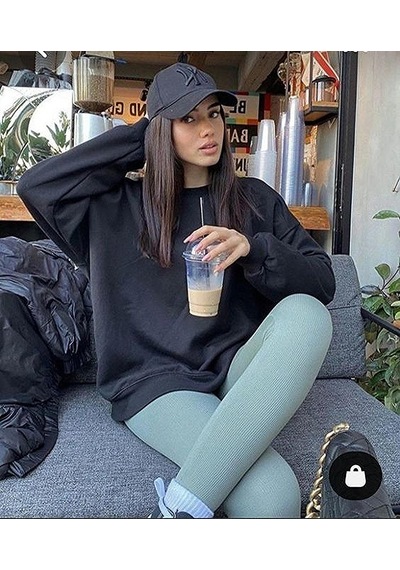 Unisex Siyah Renk Siyah Logo Beyzbol Ny New York Şapka - Unisex Siyah