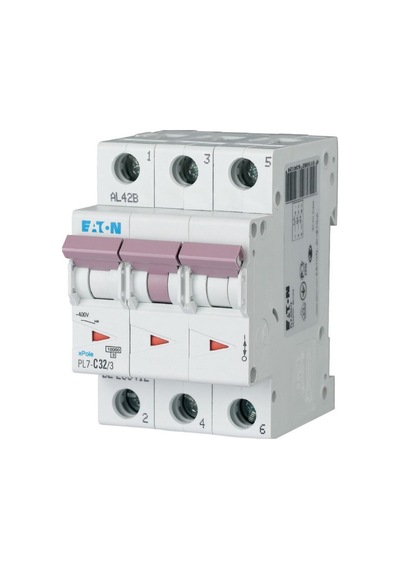 Eaton Pl7-c32/3 Otomatik Sigorta - 10ka - C Eğrisi - 3x32a