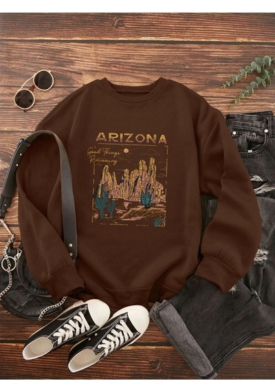 Altamira Unisex Arizona Bisiklet Yaka Sweatshirt 001