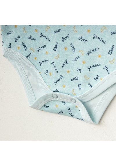 Crazy Baby Body 3'lü Takım Mavi