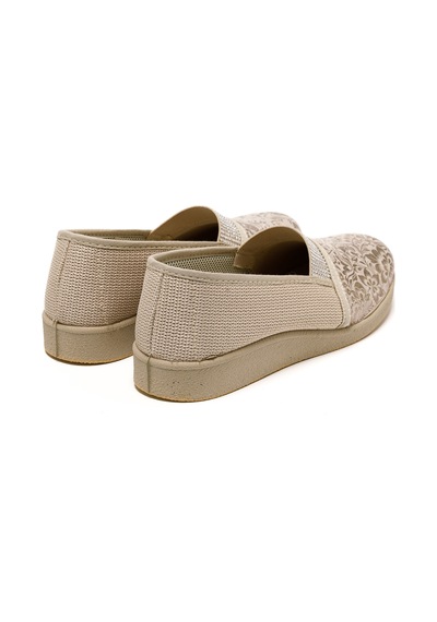 Sandalet Kadın 7827 Green Life Stretch Women's Footwear Beige Bej