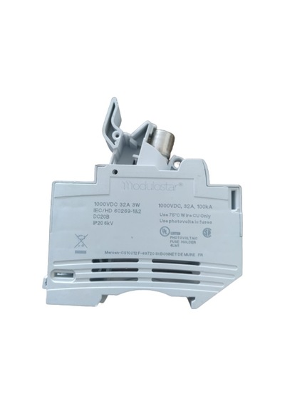 20 A Amper DC 1000 Volt Solar Kartuş Silindirik Sigorta ve Yuvası