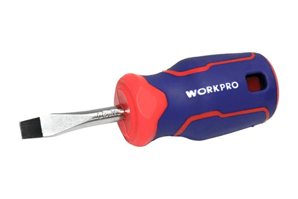 Workpro Wp221024 6.5x38mm Cr-v Manyetik Profesyonel Düz Topaç Tornavida