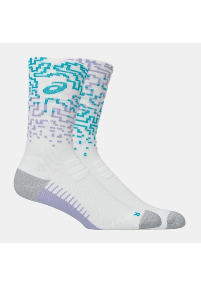 Asics Performance Run Sock Crew White/flash Coral Koşu Çorabı 3013b285-102 Krem