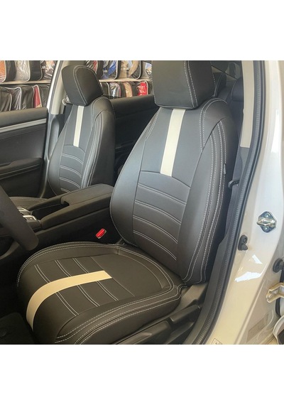Honda Civic Araca Özel Deri Oto Koltuk Kılıfı 158185