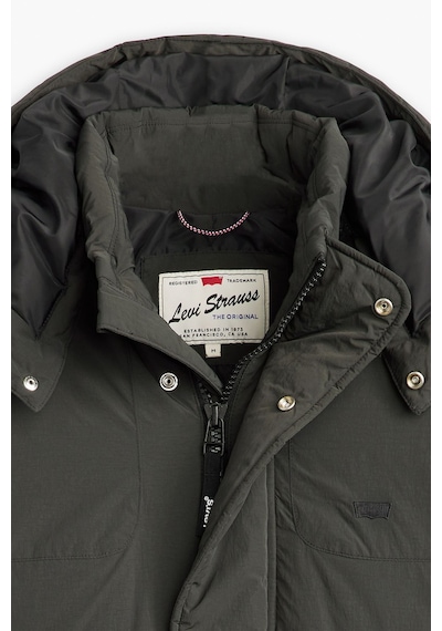 Levi's Erkek Yalıtımlı Rockridge Siyah Regular Şişme Mont- A8559-0000 001