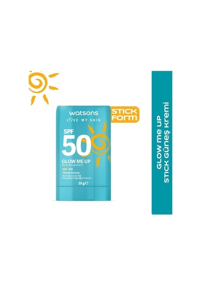 Watsons Glow Me Up Spf50 Sun Stick 20 G