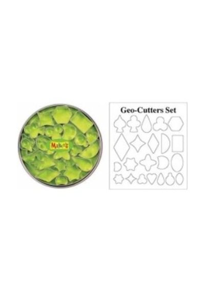 Makin'S Clay Kesici Kalıp Seti Geometrik 22 Desen Kod:37003