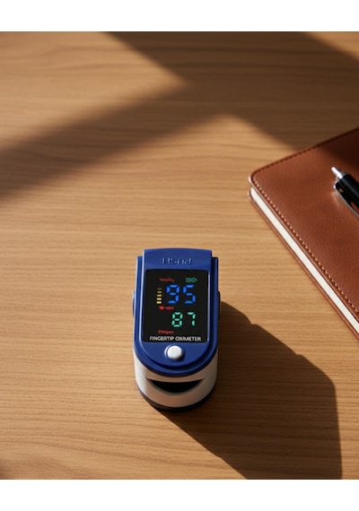 Parmak - 377 - Tipi Pulse Oksimetre Hassas Ölçüm Tnabilir - Shopılke - Sağlık Cihazı