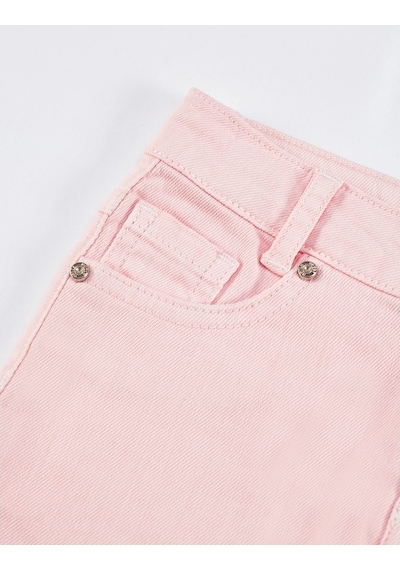 Denokids Pembe Denim Mini Kız Etek Pembe