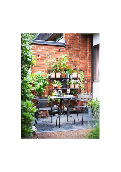 Ikea Läckö Balkon Masası, Gri, 70 Cm