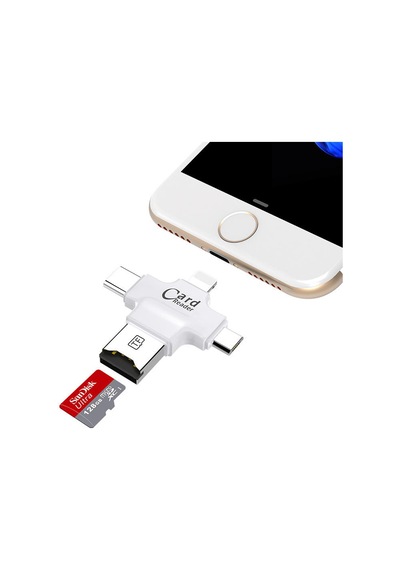 Apera GN-24 OTG 4 in 1 Micro USB Flash Disk Type C Mikro SD Kart