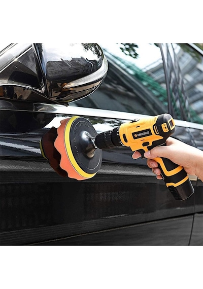 Pasta Cila Polisaj Süngeri Pedi Seti 115 Mm Otomotiv Parlatıcı 1