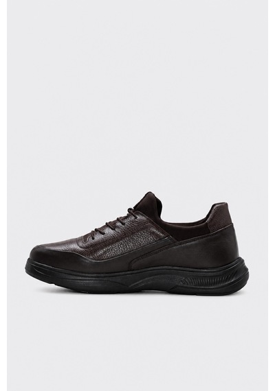 Fast Step Hakiki Deri Kahve Erkek Casual Ayakkabı 166ma1006