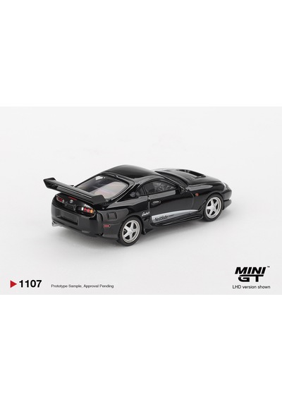 1:64 Ölçek Mini Gt Toyota Supra Veilside Combat V-ıı Black Diecast Metal Minyatür Model Araba 5cm