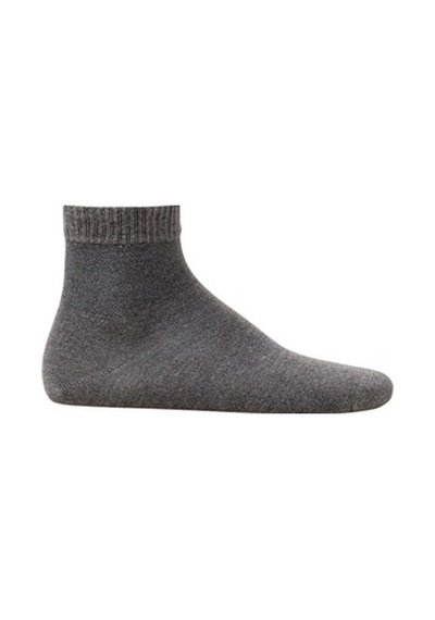 Thermoform Relax 2'Li Kısa Çorap Smoke Koyu Gri