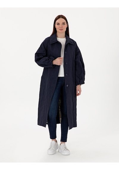 Pierre Cardin Kadın Lacivert Trençkot 50300874-vr033 Lacivert