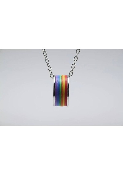 Herşey Nota Gökkuşağı Rainbow Yüzük Kolye
