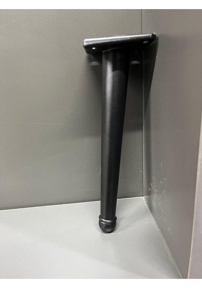 Bone X Metal Ayak 20cm Mat Siyah Koltuk Puf Dolap Tv Ünite Modern Mobilya Ayağı Komidin Konsol