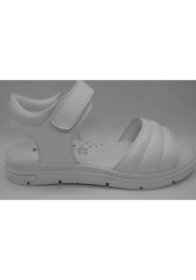 Toddler 491 Beyaz Doğal Deri Anatomik Taban Çocuk Sandalet 31-35 Beyaz