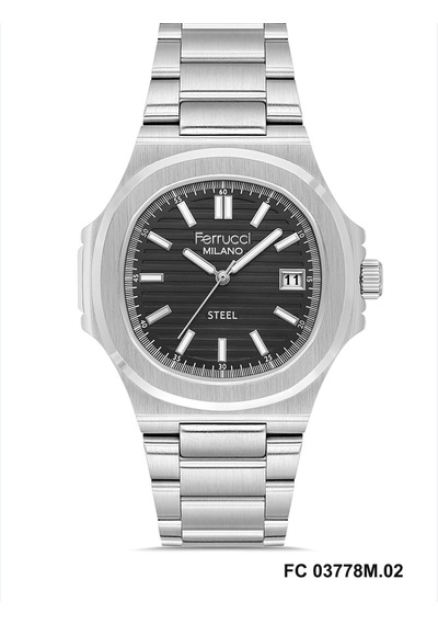 Ferrucci Erkek Kol  Saati Fc 03778m.02 F826. Metalik