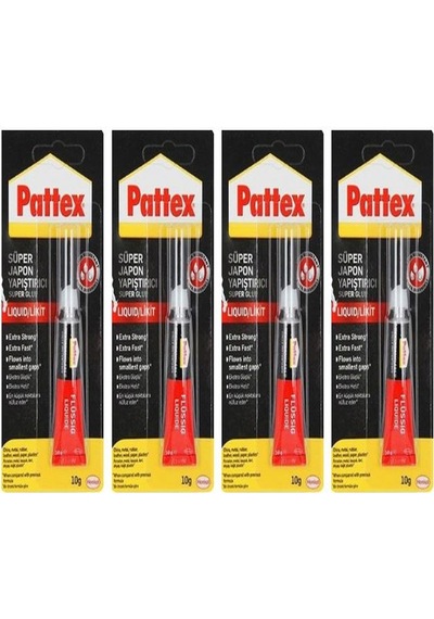 Pattex Süper Japon Yapıştırıcı 10g Blister 4 Adet