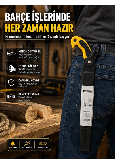 Ahşap Ve Dal Kesiminde Etkili Bahçe Bıçkısı