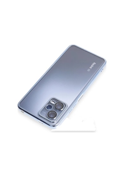 Xiaomi Redmi Note 12 5g Kılıf Razer Lensli Silikon - Açık Mavi 0.2M-Çok Renkli