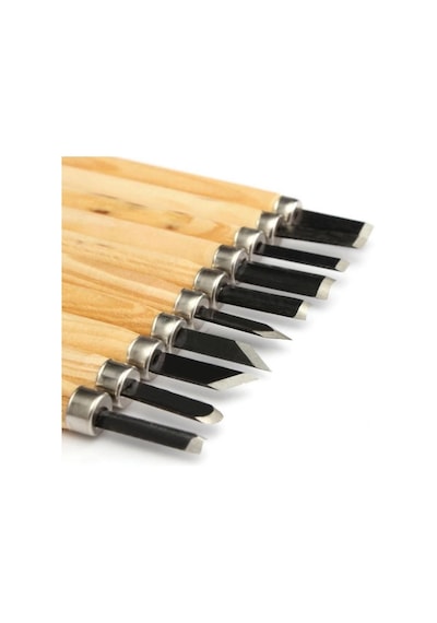 Metal El Aleti Ahşap Işleme Ve Oyma Için 4 Parça