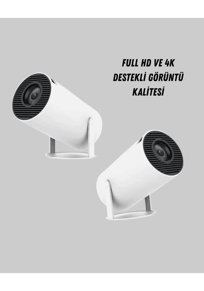 Full Hd 4k Destekli Akıllı Projeksiyon 130 İnç Ekran, Uzun Ömürlü Ampul Ve Çoklu Giriş 36294538