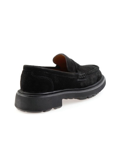 Siyah Hakiki Deri Erkek Loafer Ayakkabı E01597000102 Siyah