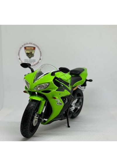 Yamaha Yzf-r1 1:12 Diecast Motosiklet Model Metal Maket & Koleksiyon Oyuncak Yeşil